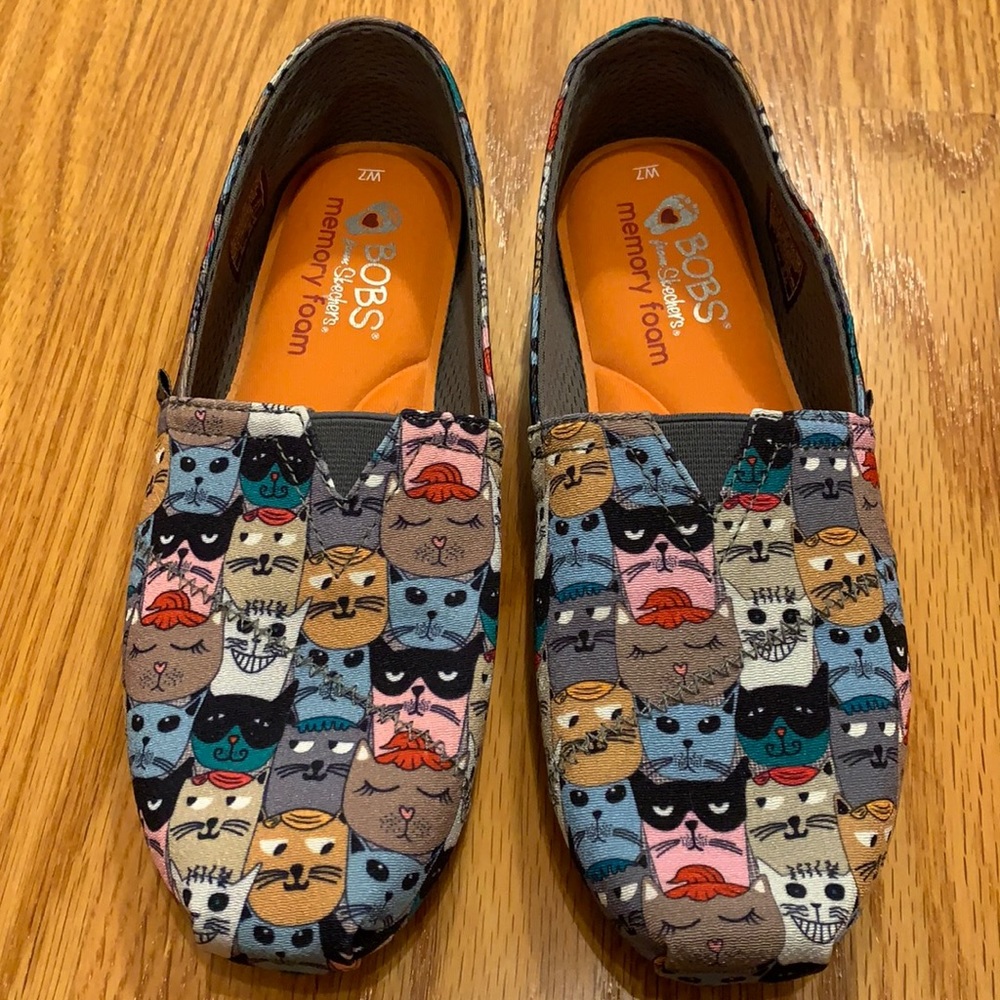 Skechers Women Bobs Plush Scratch Party Slip On 7W